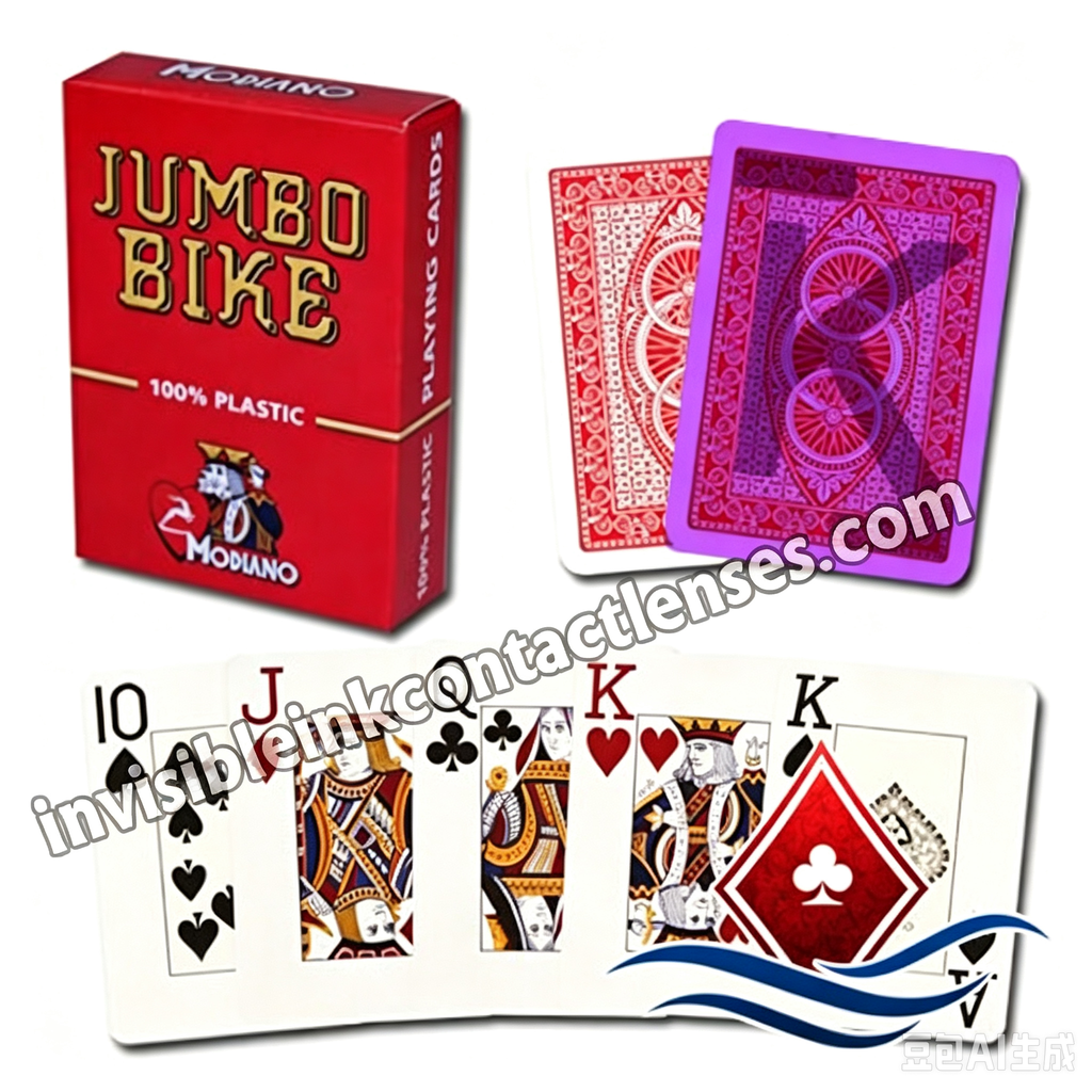 Modiano Jumbo Bike Best Marked Cards with Sunglasses