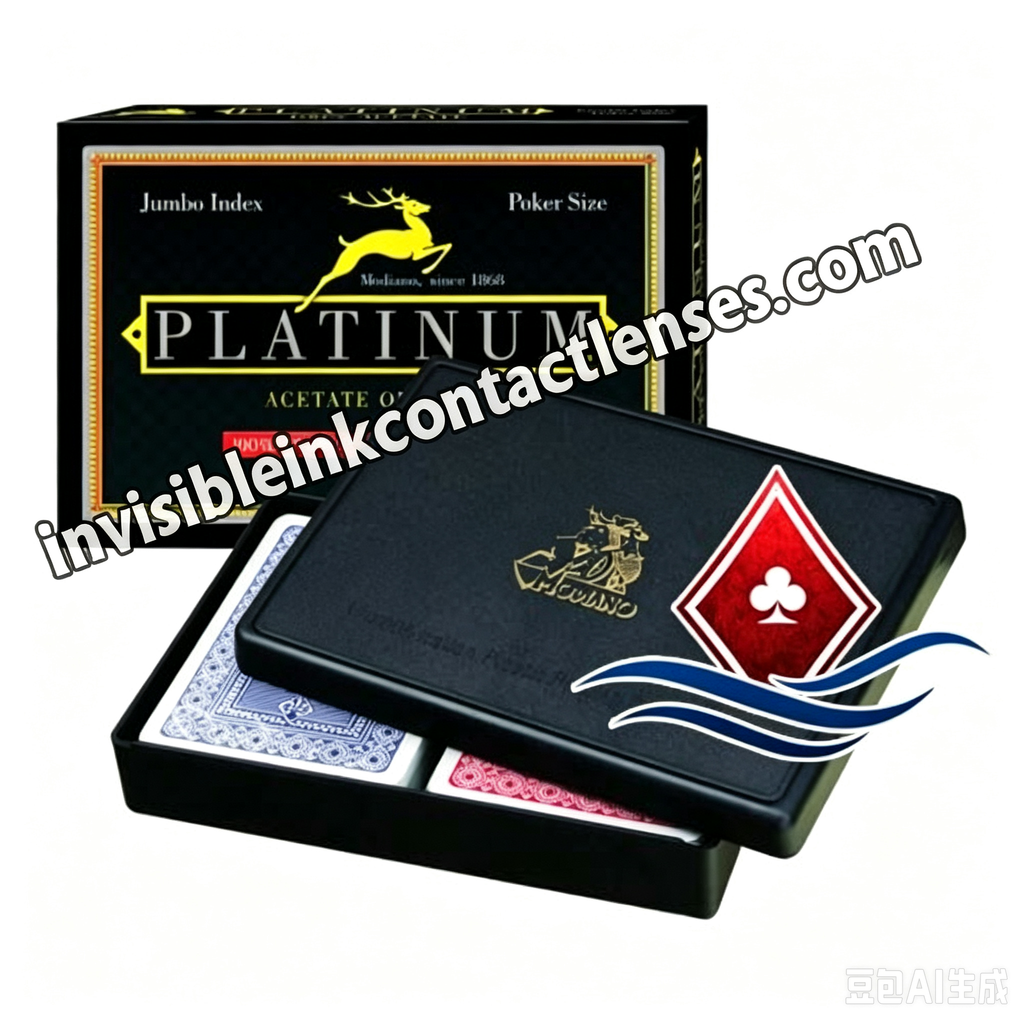 Modiano Platinum Infrared Contact Lenses Marked Cards