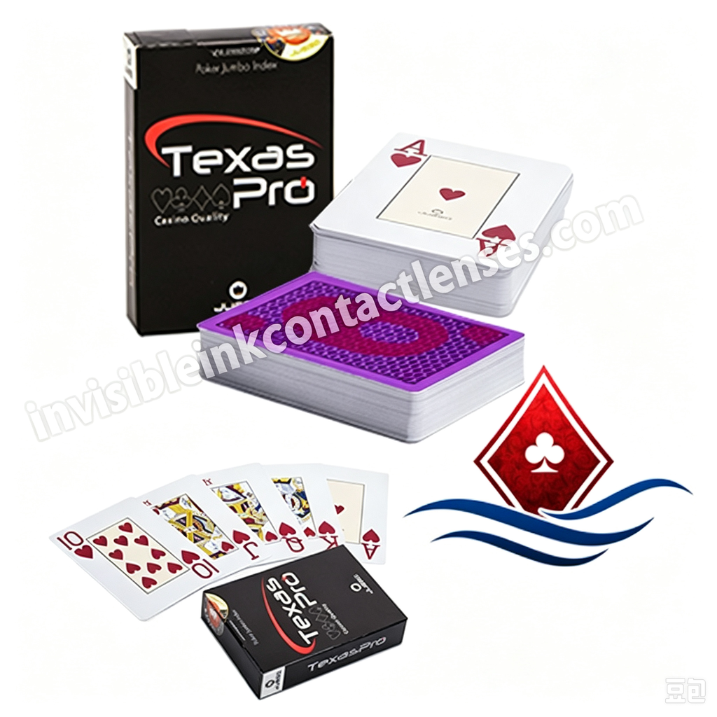 100% Plastic JUEGO Texas Pro Marked Playing Cards